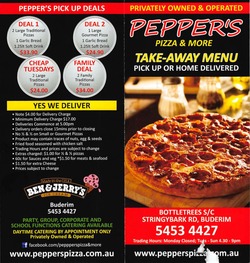 Peppers Pizza More Grubfinder