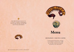 Scanned takeaway menu for Buonasera Italian Cuisine