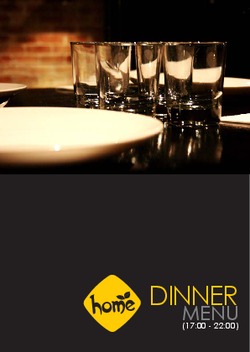 Scanned takeaway menu for Home Thai Restaurant