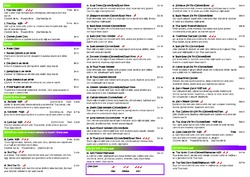 Scanned takeaway menu for In Thais Brighton