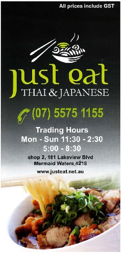 just eat thai food