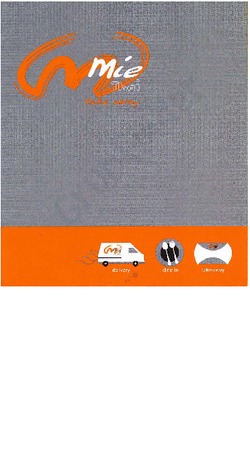 Scanned takeaway menu for Mie Thai