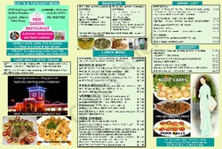 Scanned takeaway menu for New Saigon Restaurant