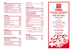 Ocean Garden Chinese Restaurant Christies Beach Sa Grubfinder