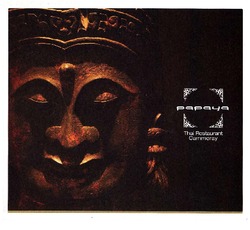 Scanned takeaway menu for Papaya Thai Restaurant