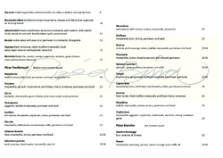Scanned takeaway menu for Pizza Birra