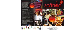 Scanned takeaway menu for Saffrron Restaurant