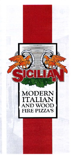 Scanned takeaway menu for Sicilian Parramatta