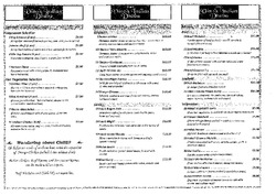 Scanned takeaway menu for Vino’s Indian Dhaba