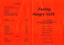 hungry feeling cafe menu grubfinder