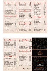 Scanned takeaway menu for Nan Yuan (Previously Yum Yum Chinese)