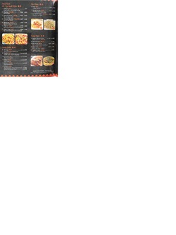 Scanned takeaway menu for Nava Uyghur Cafe & Restaurant