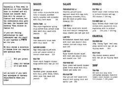 Scanned takeaway menu for Sukhumvit Soi 38